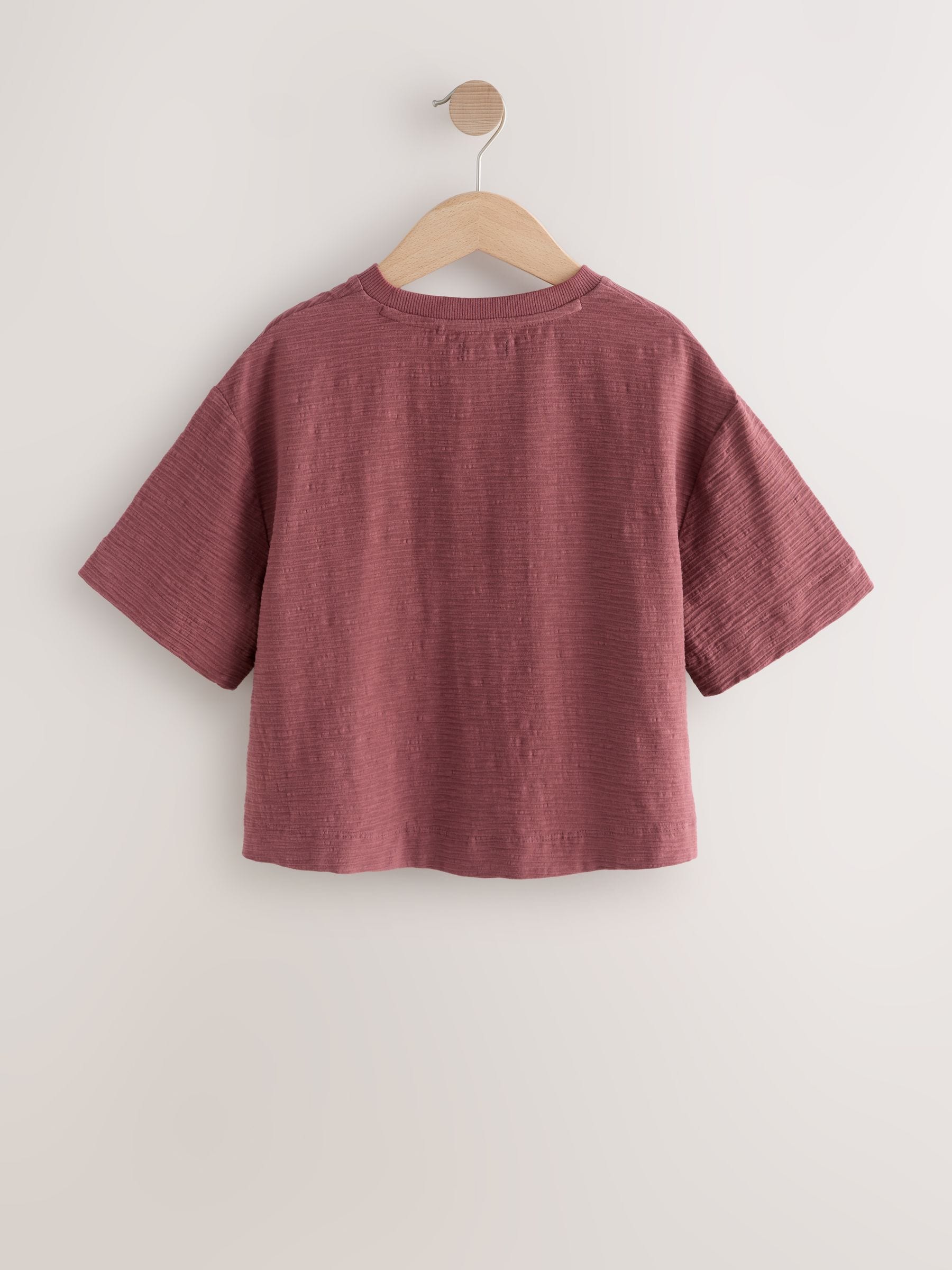 Roestbruin - T-shirt met sterren en pailletten (3-16jr)