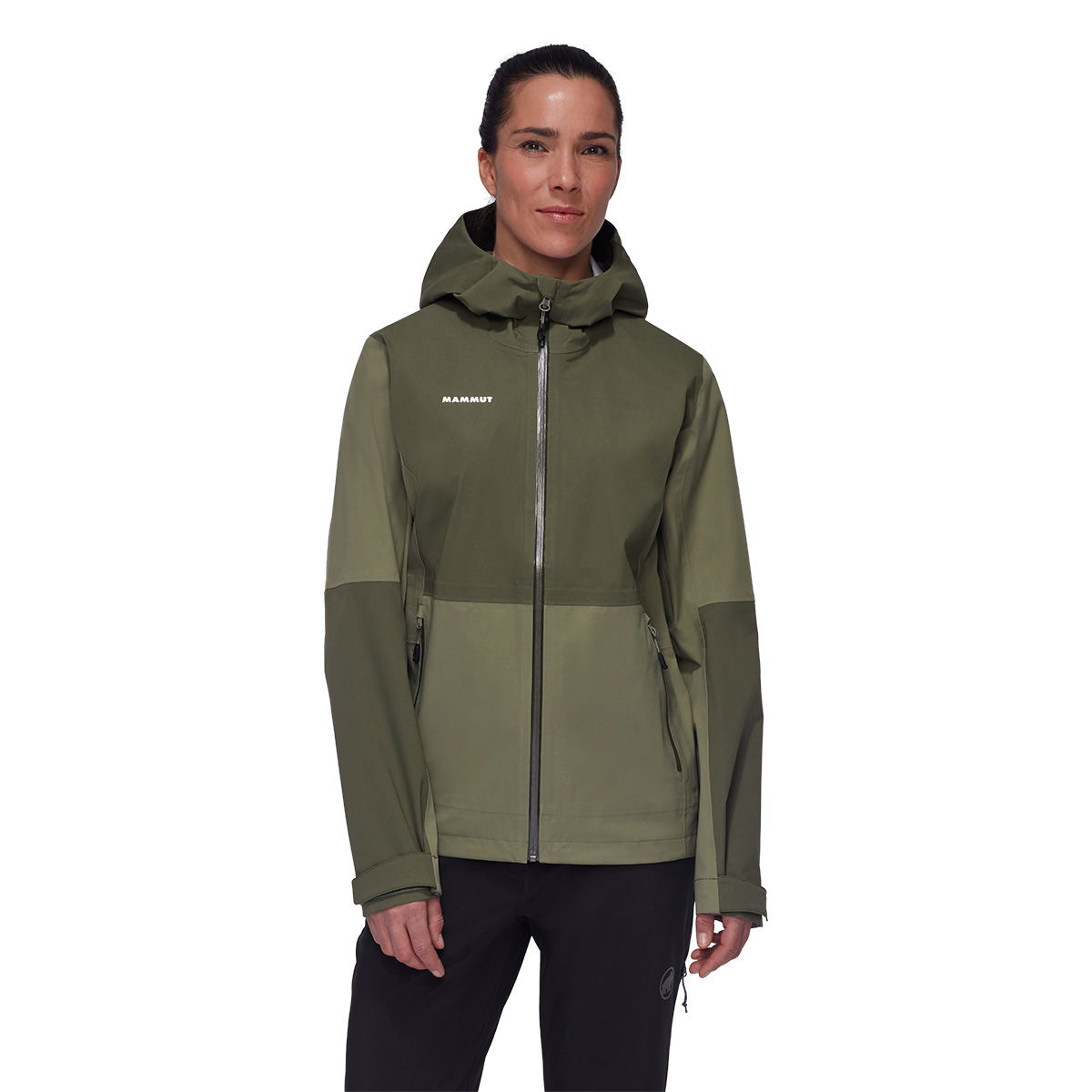 Mammut Linard Guide HS Hooded Jakke, dame (Dark Marsh)