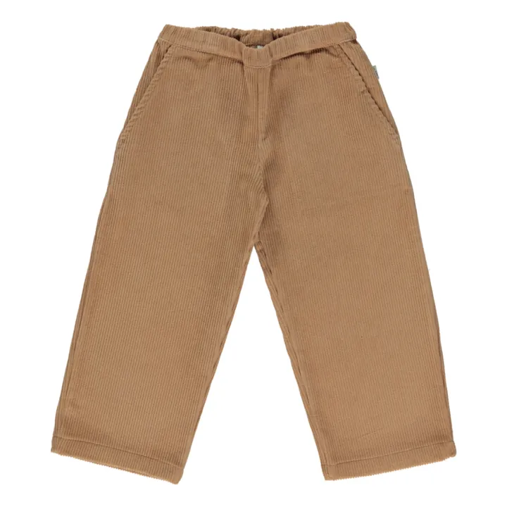 Poudre Organic Pantalon Velours Côtelé Coton Bio Pomelos | Marron