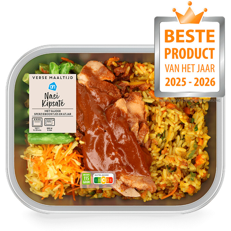 AH Verse maaltijd nasi kipsate