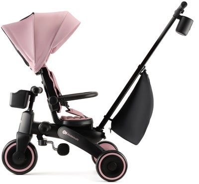 Kinderkraft Jazz 4-in-1 Trehjulssykkel, Rosa