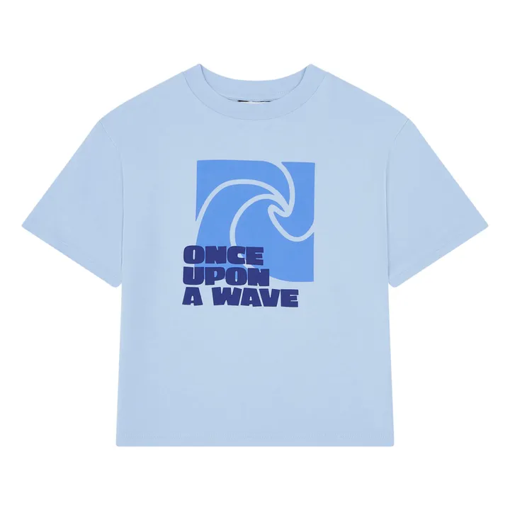Hundred Pieces T-shirt Manches Courte Coton Bio | Bleu ciel
