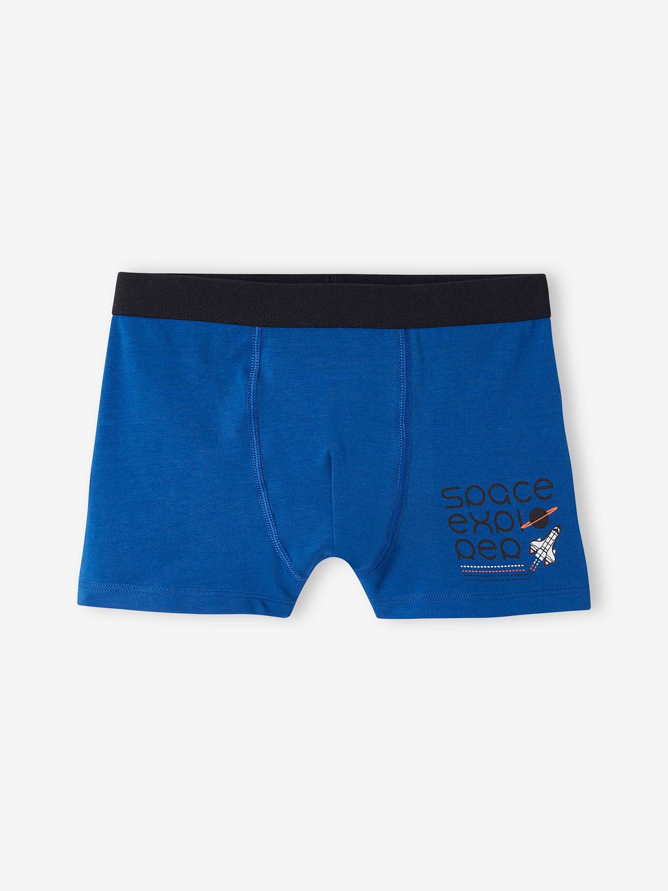 Pacote com 5 cuecas boxer elásticas 