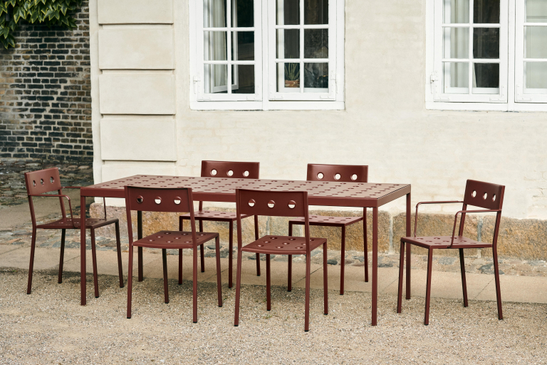 Hay Balcony Dining tuinstoel iron red