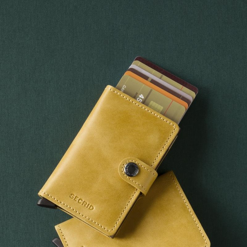Secrid Mini Wallet Vintage Ochre