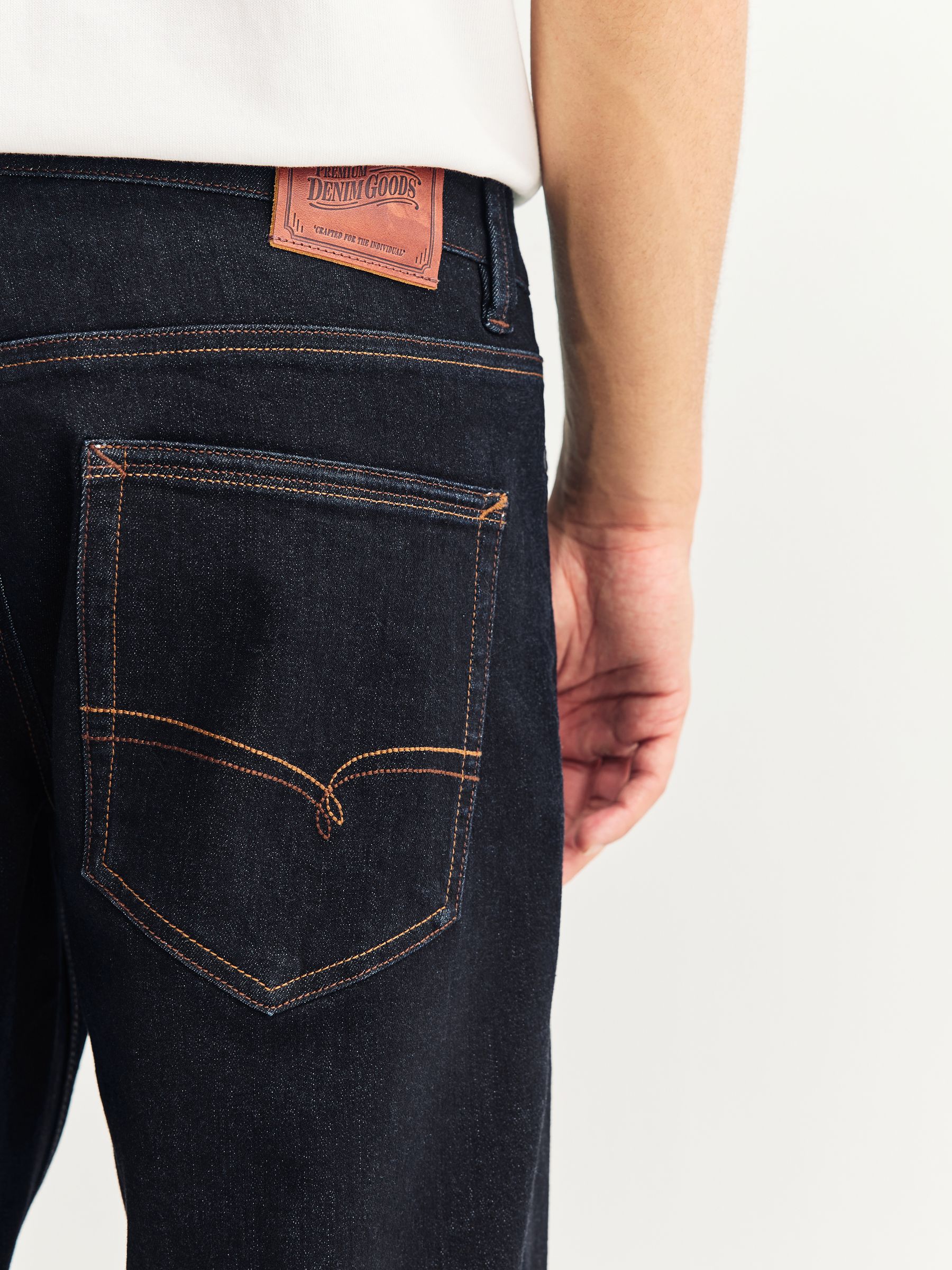 Blauw met wassing - Slim Fit - Motionflex jeans