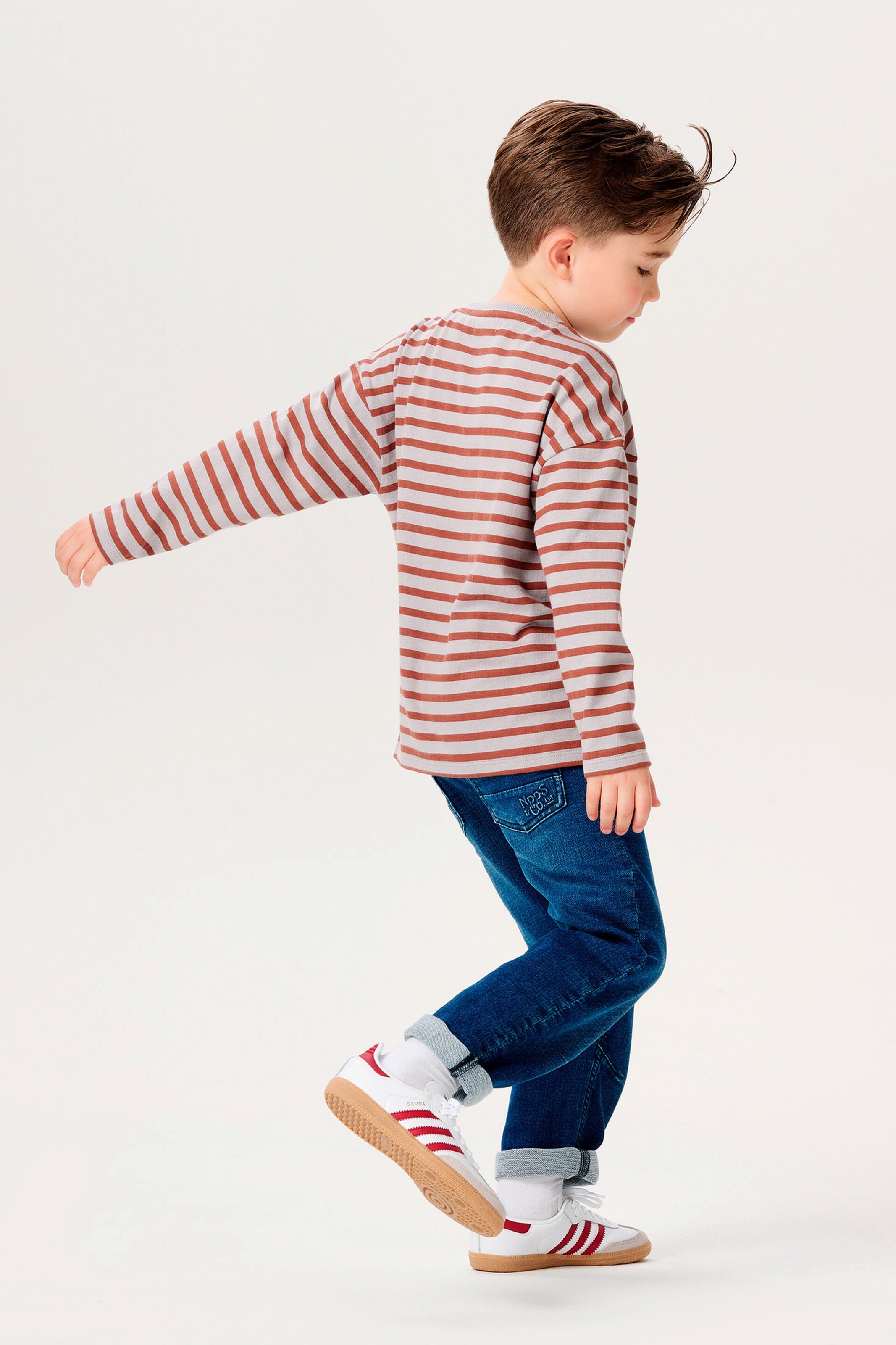 NOPPIES KIDS Langarmshirt Hemet Silver Scone