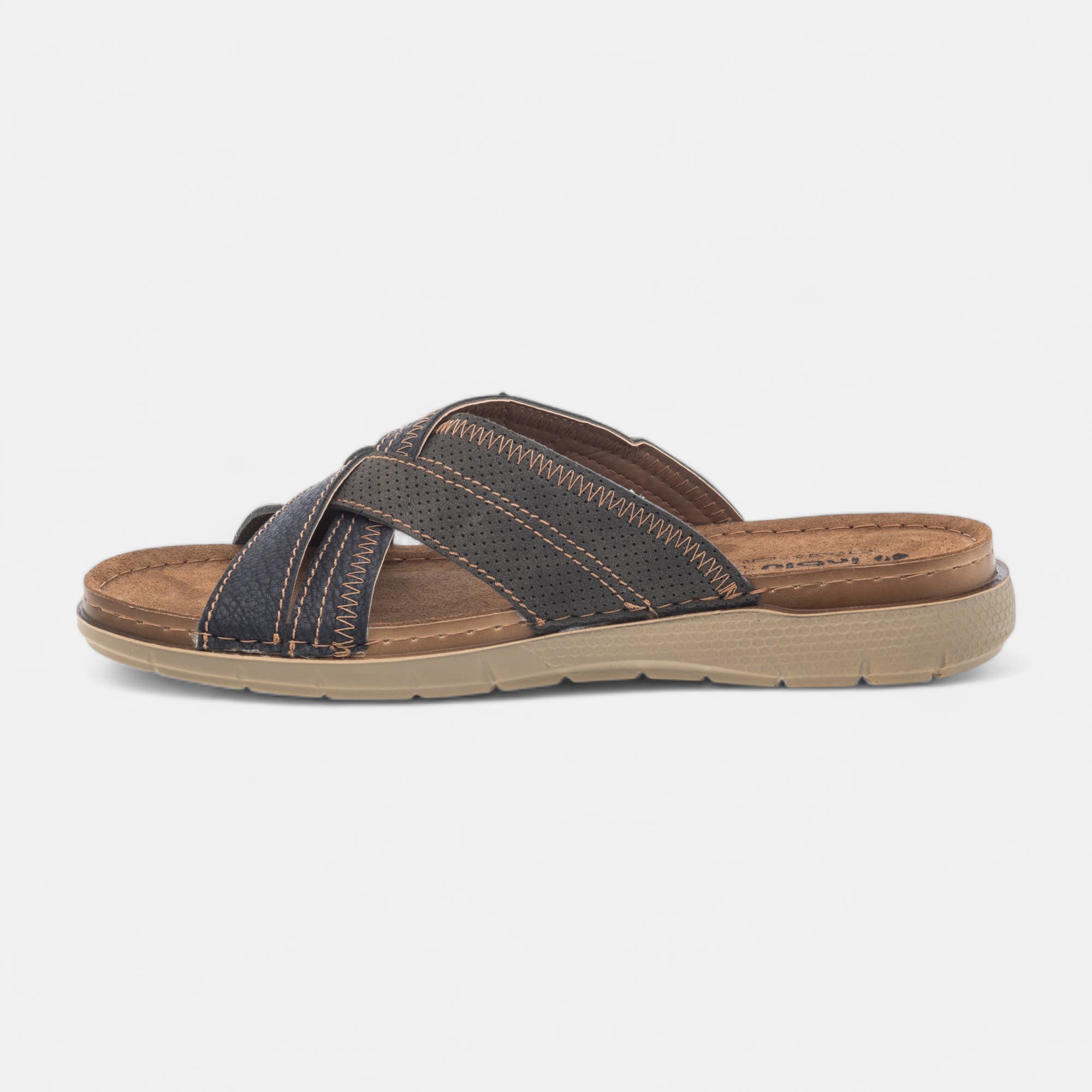 Mules Homme bleu