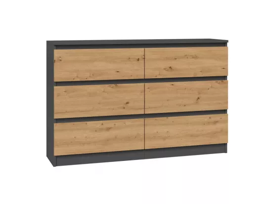Commode Malwa M6/120 ANTHRACITE ARTISAN