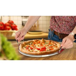 Four à pizza PM3787, 1.200 watts, rouge
