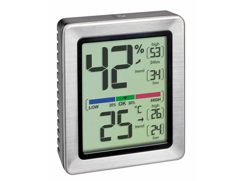 TFA Dostmann Thermo-/Hygrometer EXACTO Digitales Thermo-Hygrometer
