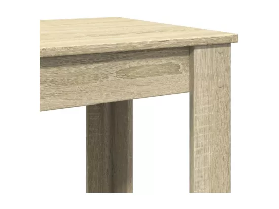 Table de bar chêne sonoma 51x50x103,5 cm bois d'ingénierie