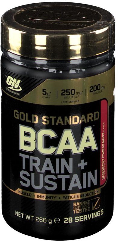 Optimum Nutrition Gold Standard BCAA - Raspberry & Pomgranate - Aminozuren - Train & Sustain