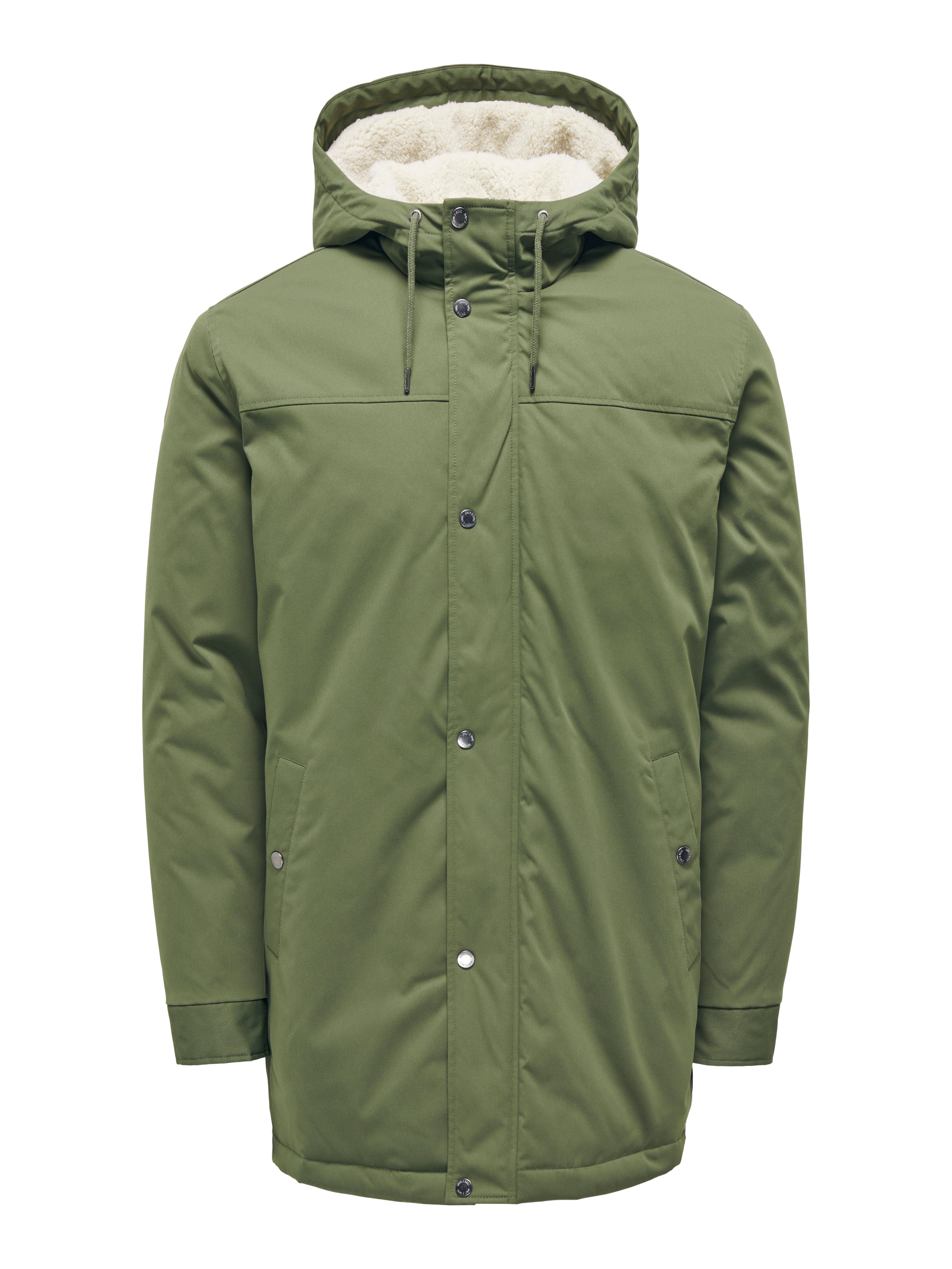 ONSALEXANDER Langer Parka Olive Night