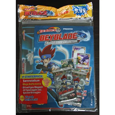 Top Media Beyblade Tradingcard Starterpack, 5-teilig