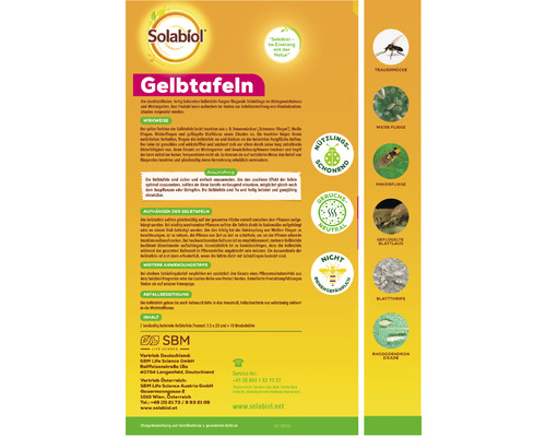 Gele platen Solabiol Natria 7 stuks