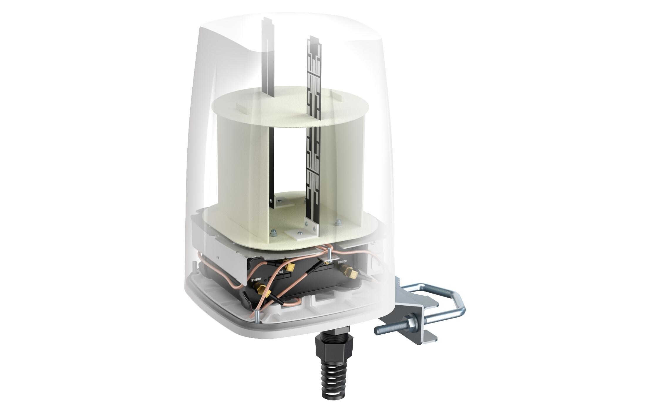 LTE-Antenne QuSpot A950S Outdoor Gehäuse für RUT-950<br>IP67 Outdoor Gehäuse für Teltonika RUT-950 / RUT-900 LTE-Industriemodem