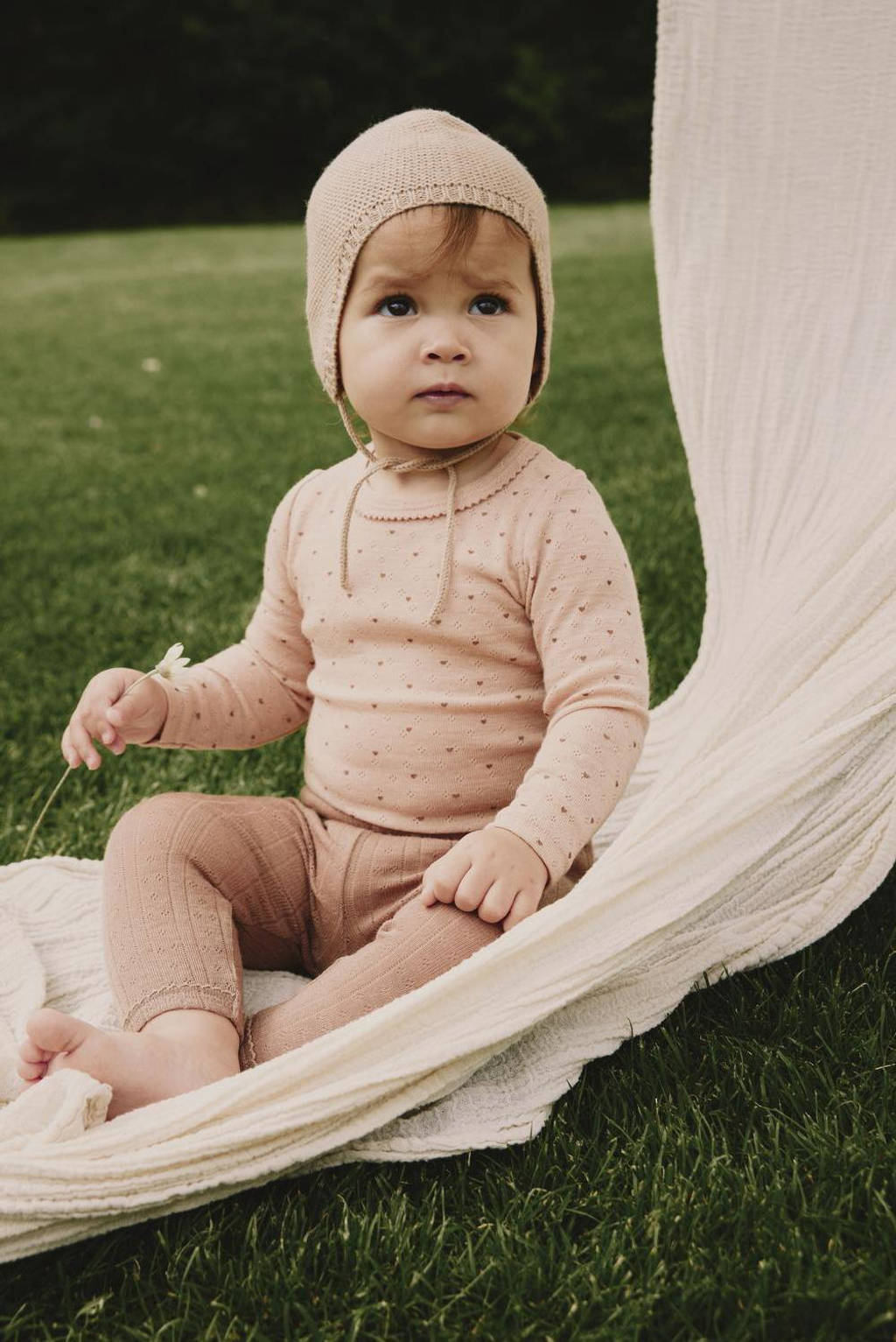 LIL' ATELIER wollen romper NBFNAVA roze