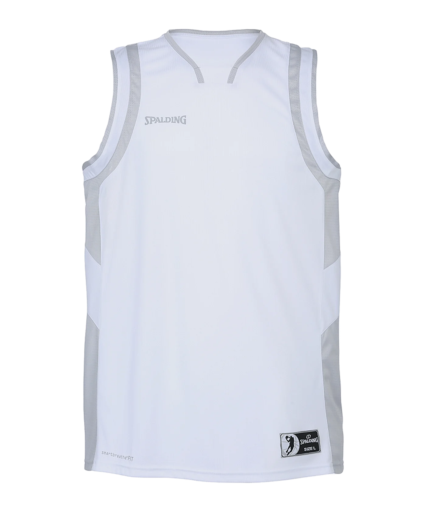 Spalding All Star Tank Top Weiss Silber F01