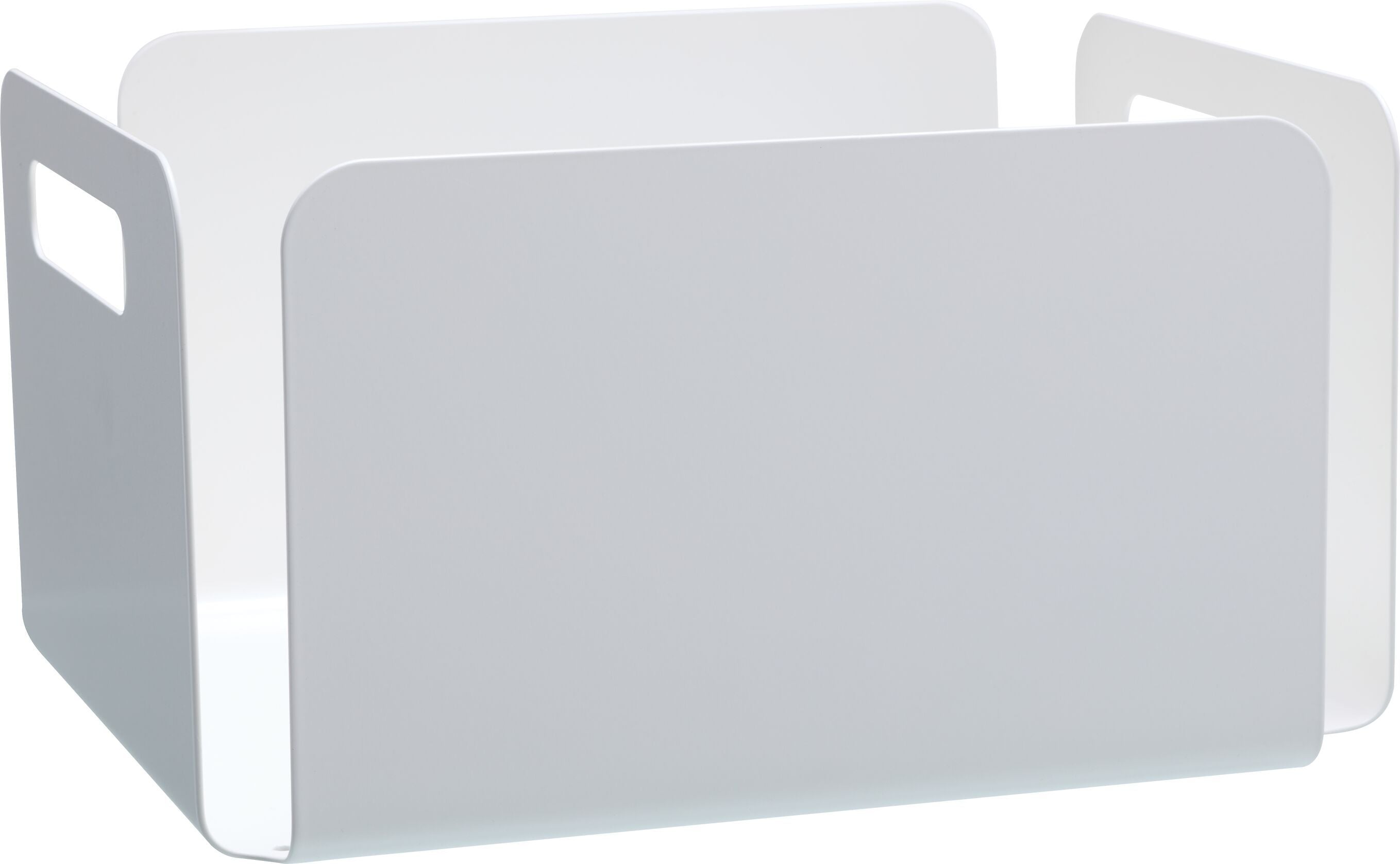 NOTCH Magazinhalter - Weiss / B: 31.6 cm x T: 25.7 cm x H: 16.7 cm
