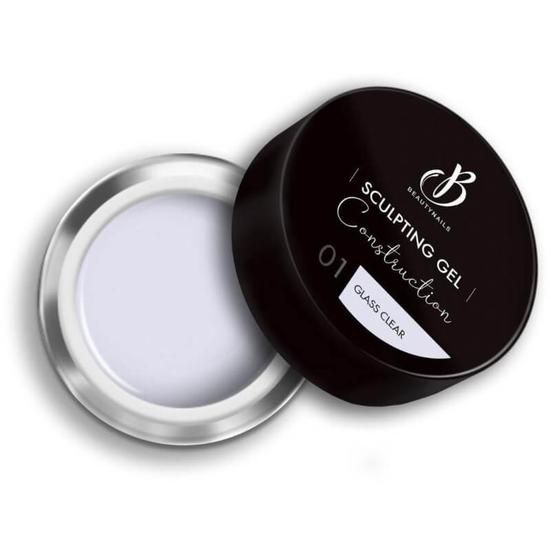 Gel de construction Sulpting Gel 01 Glass Clear Beauty Nails 15g