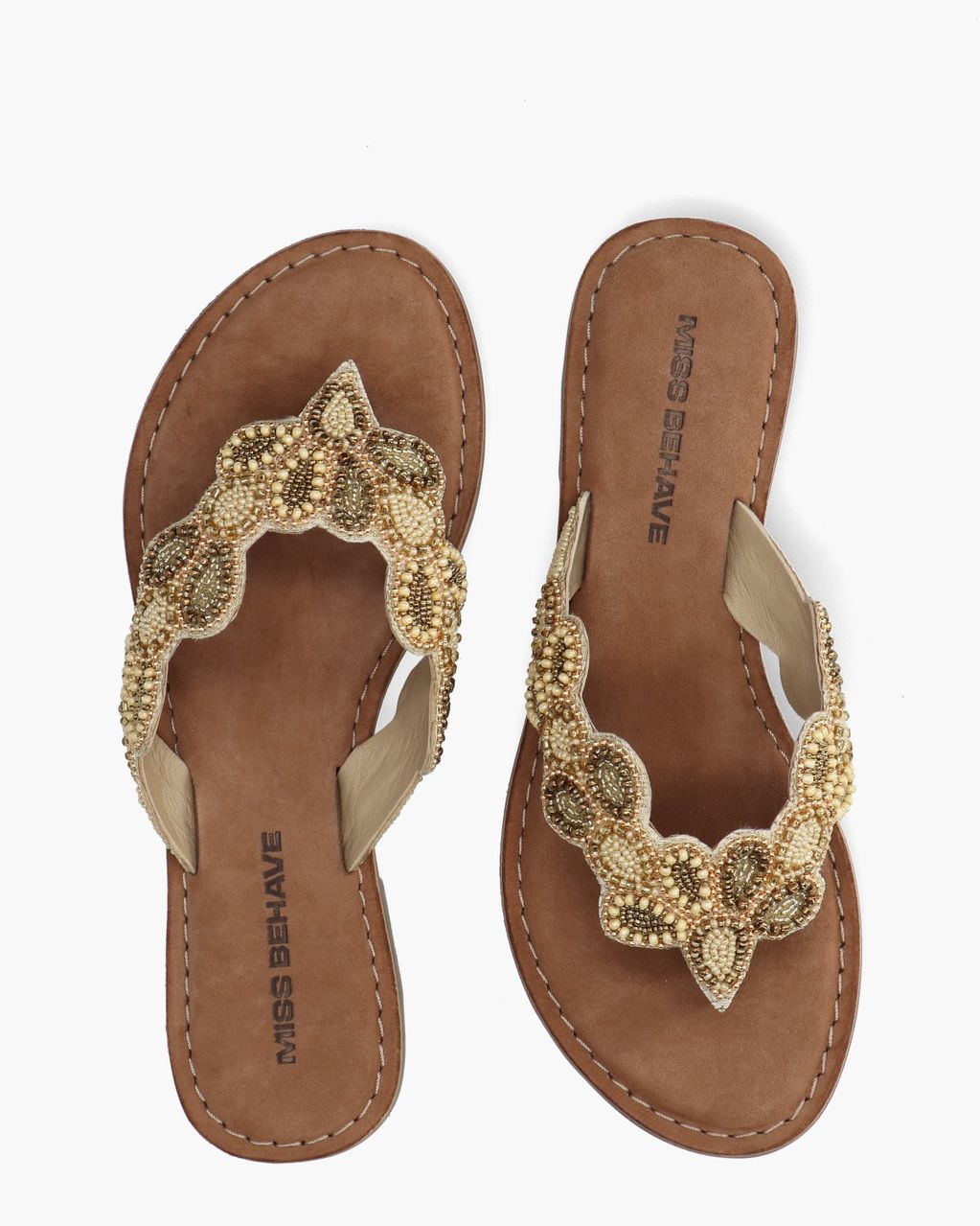 Si Zelda Beige/Multi Damesslippers