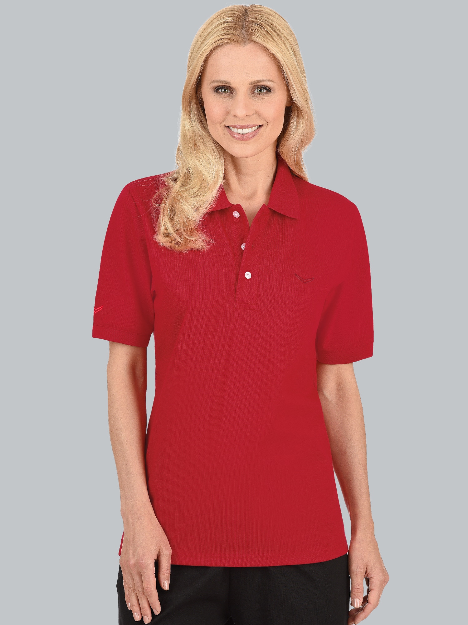 Poloshirt für Industriewäsche Kirsch