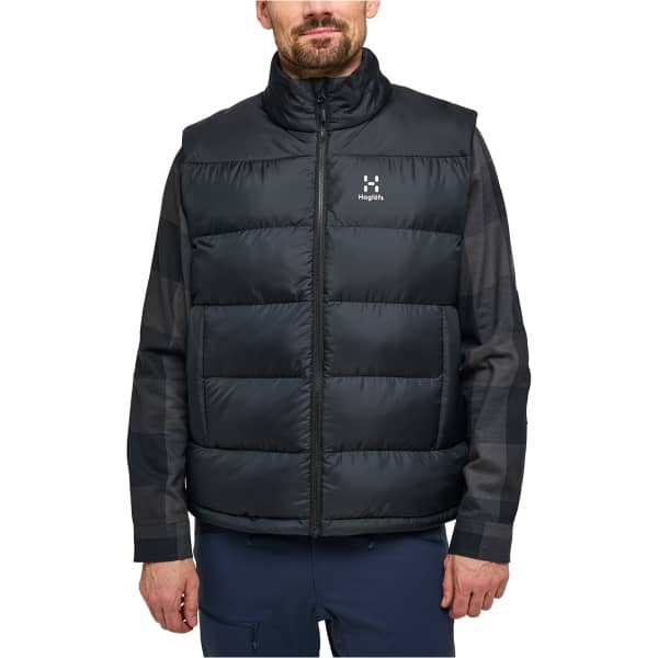Doudoune ski de randonnée HAGLÖFS HAGLOFS PUFFY MIMIC VEST MEN TRUE BLACK