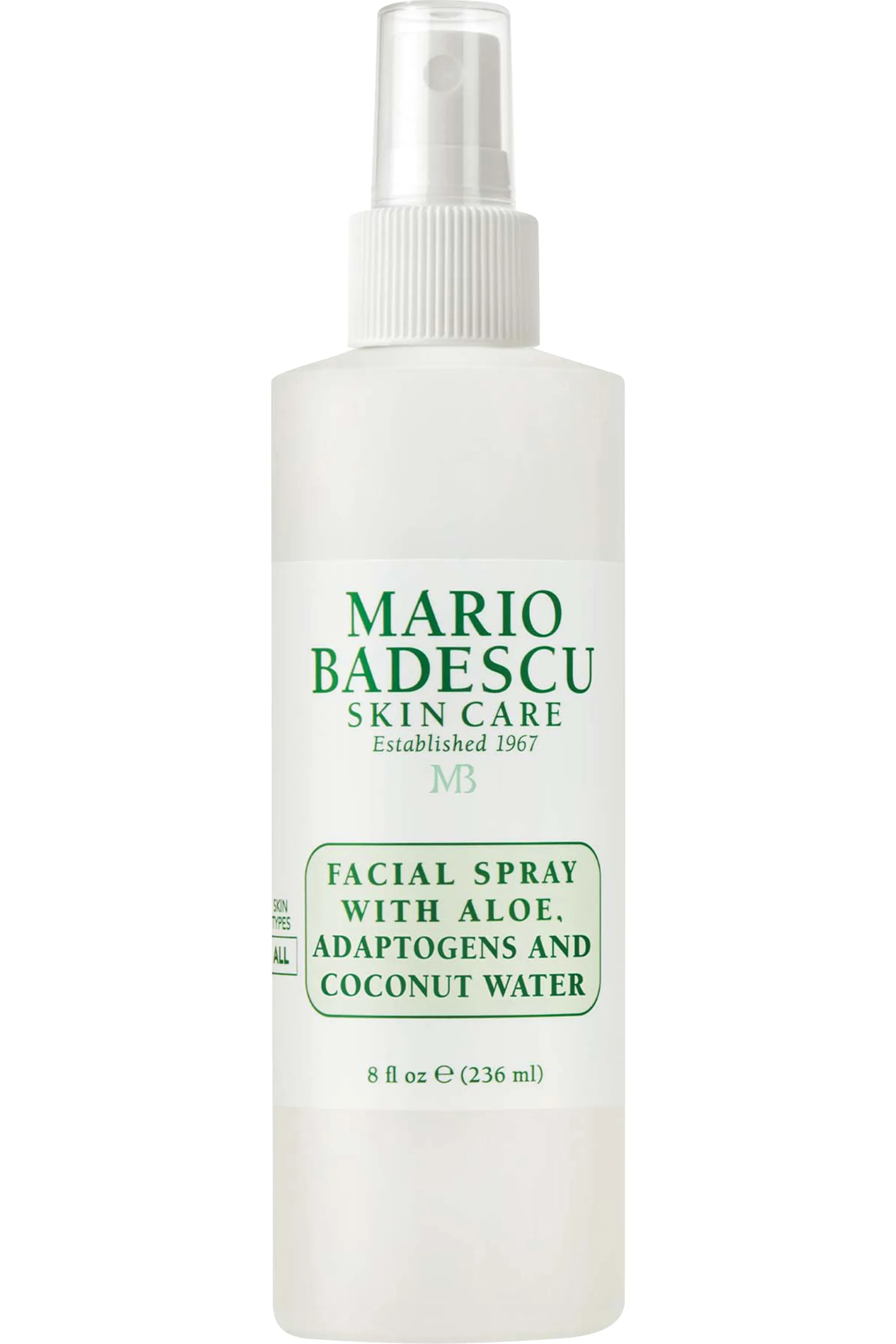 Mario Badescu Spray visage régénérant aloe vera, adaptogènes & eau de coco-118 ml