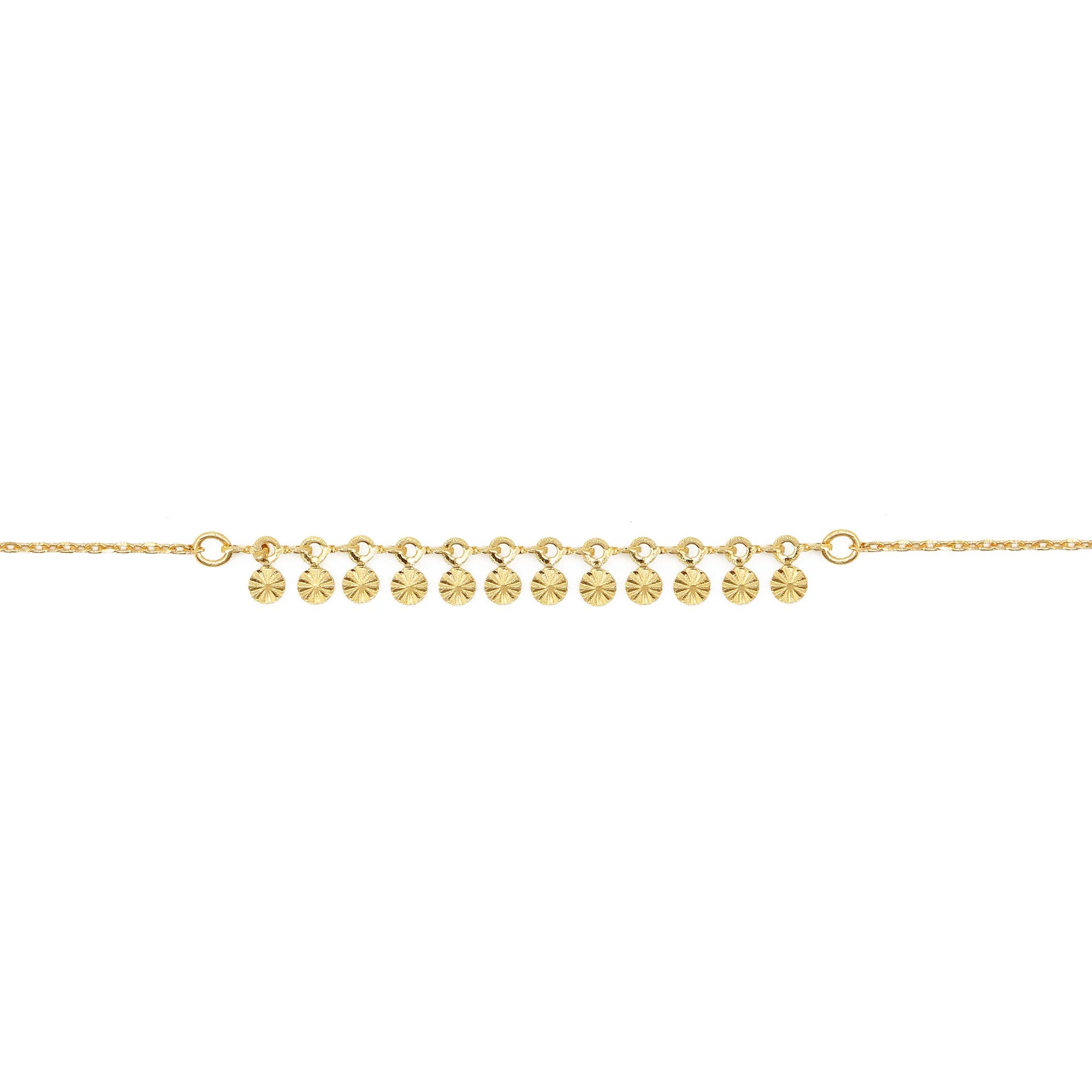 ELENA - Bracelet (intemporel) doré à l'or fin | Doré