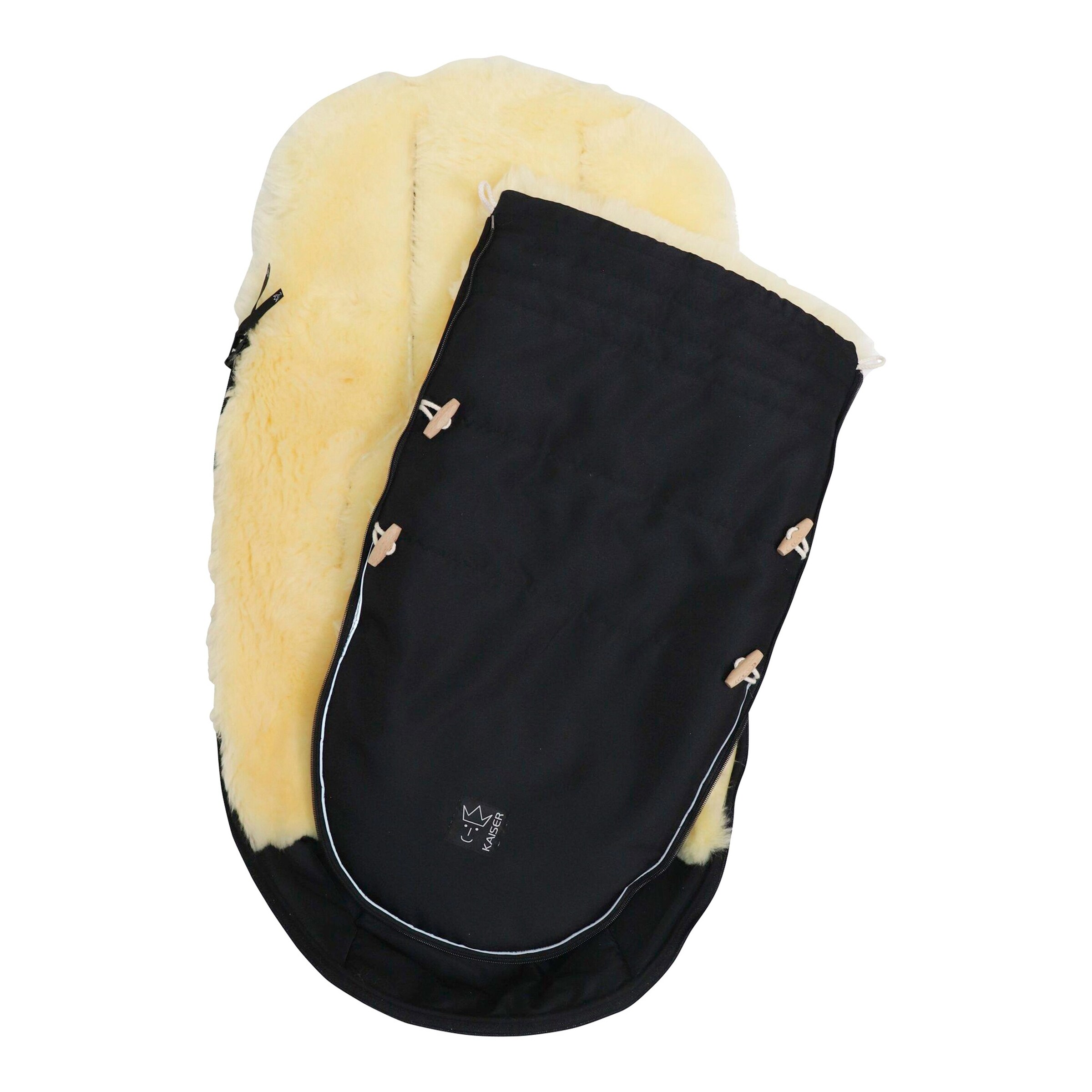 Kaiser Winterfußsack LOVE THE NATURE black