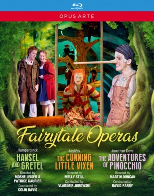 VARIOUS ARTISTS: Fairytale Operas: Hansel And Gretel / The Cunning Little Vixen / The Adventures Of Pinocchio (Blu-ray)