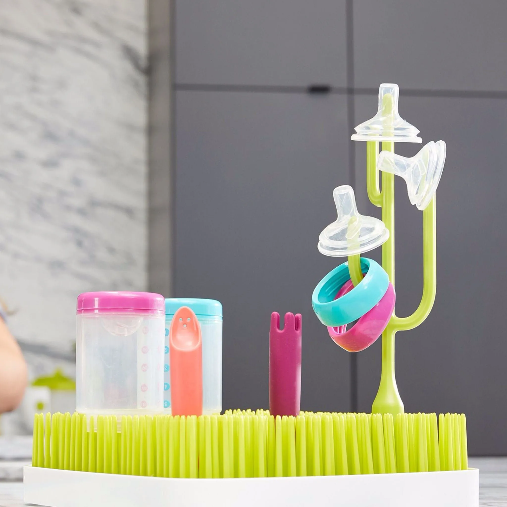 Boon Cactus Pour Egouttoir Vert