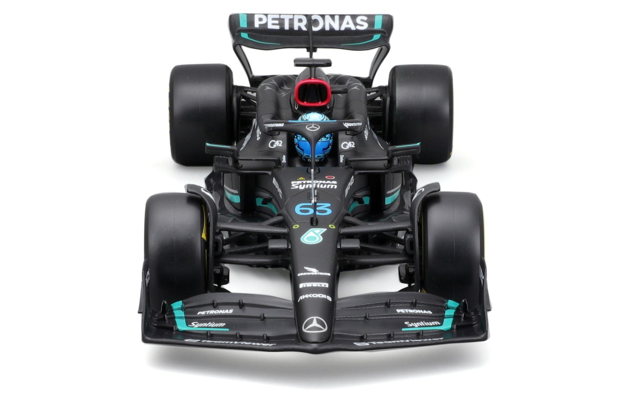 Mercedes-AMG F1 W14 E Perf. Russell 2023 1:24Sammlermodell im Massstab 1:24