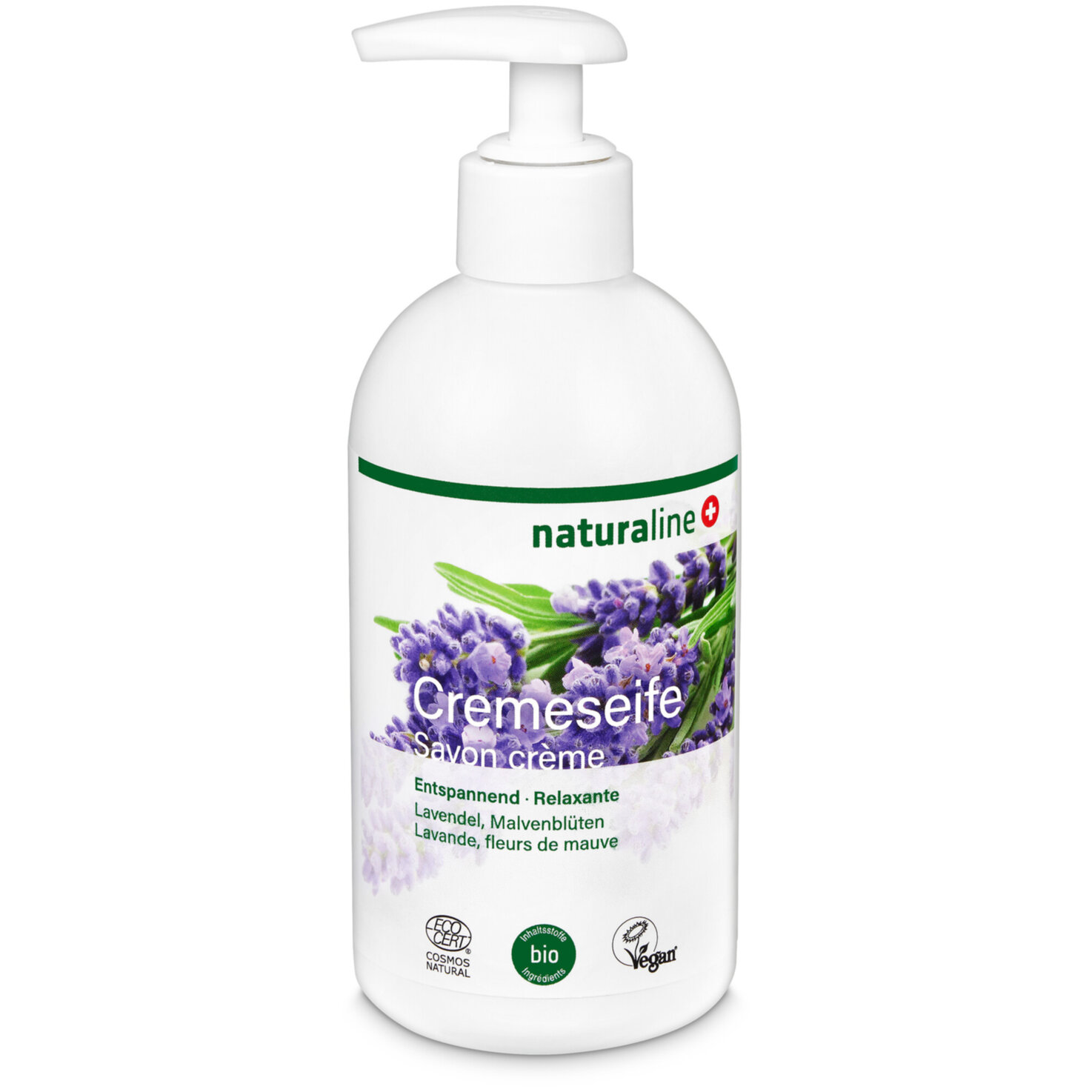 Naturaline Cremeseife Lavendel Malvenblüte