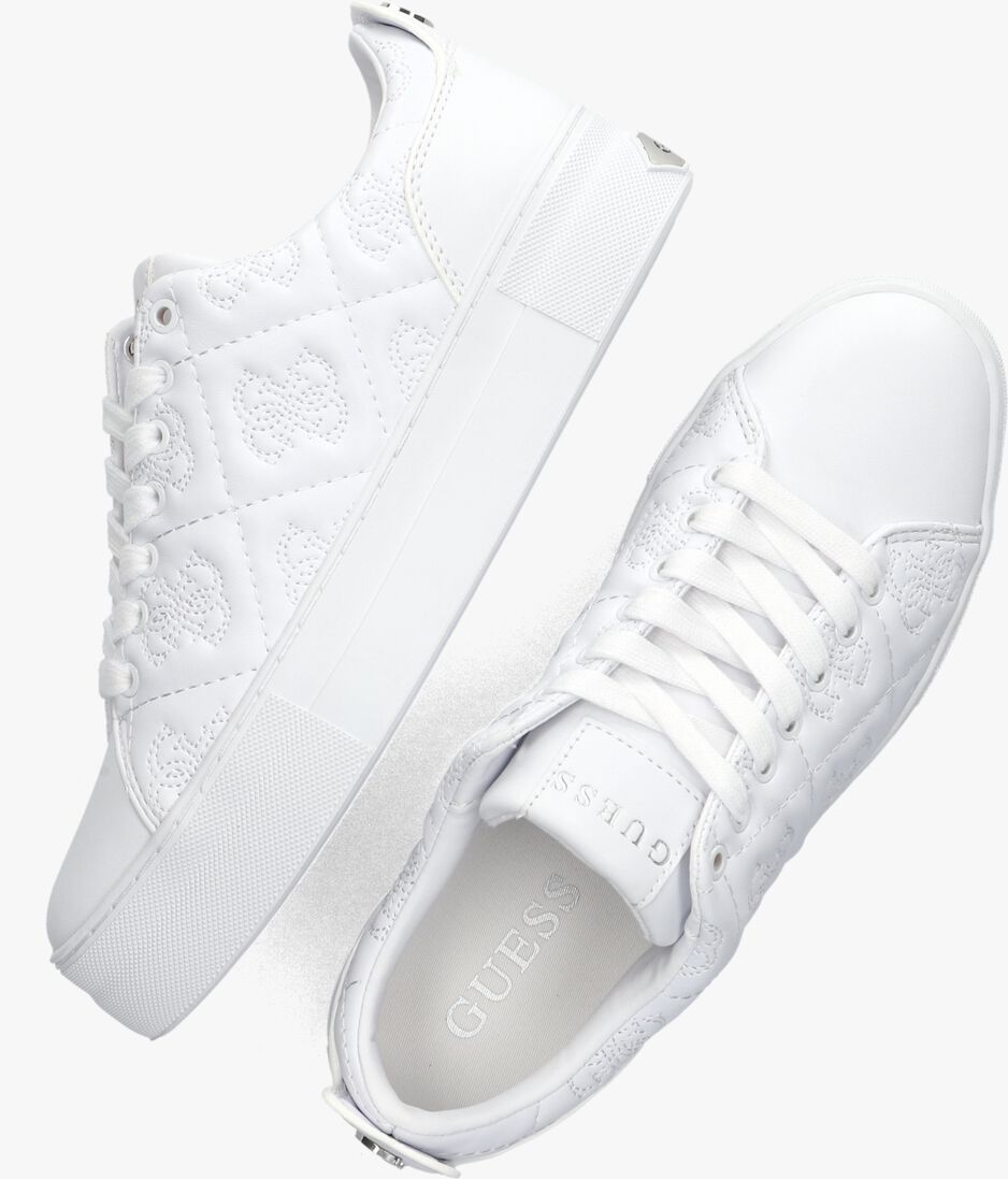 GUESS witte guess lage sneakers gianele