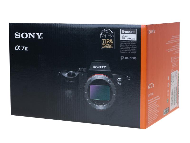 Sony Fotokamera Alpha 7 III Body Systemkamera mit voller Kontrolle über den Kreationsprozess