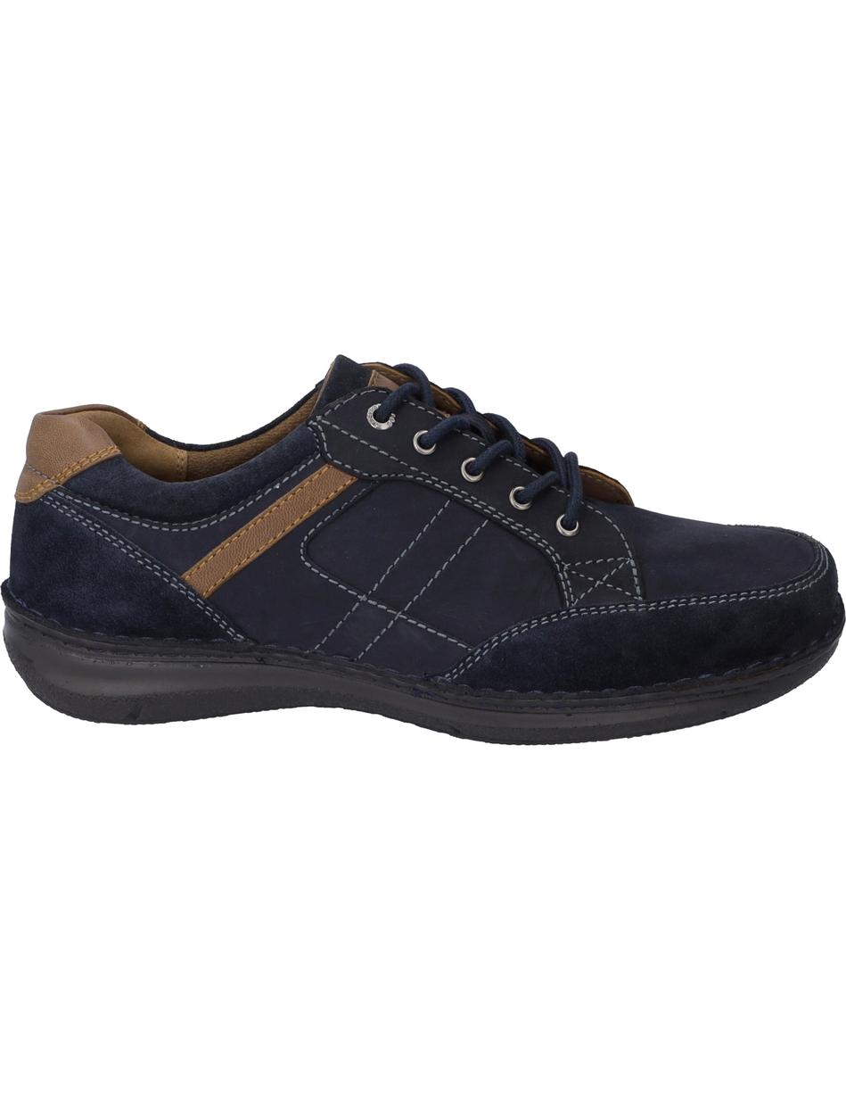 Halbschuh Alfred 04, indigo-kombi