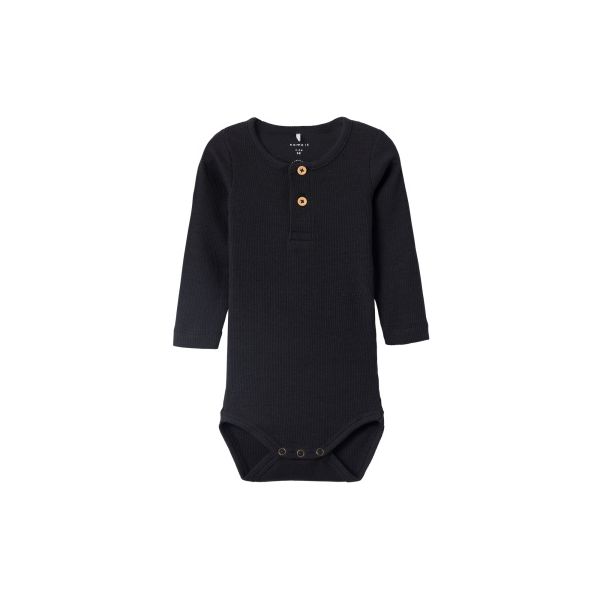 Name It Romper Kab Button Black