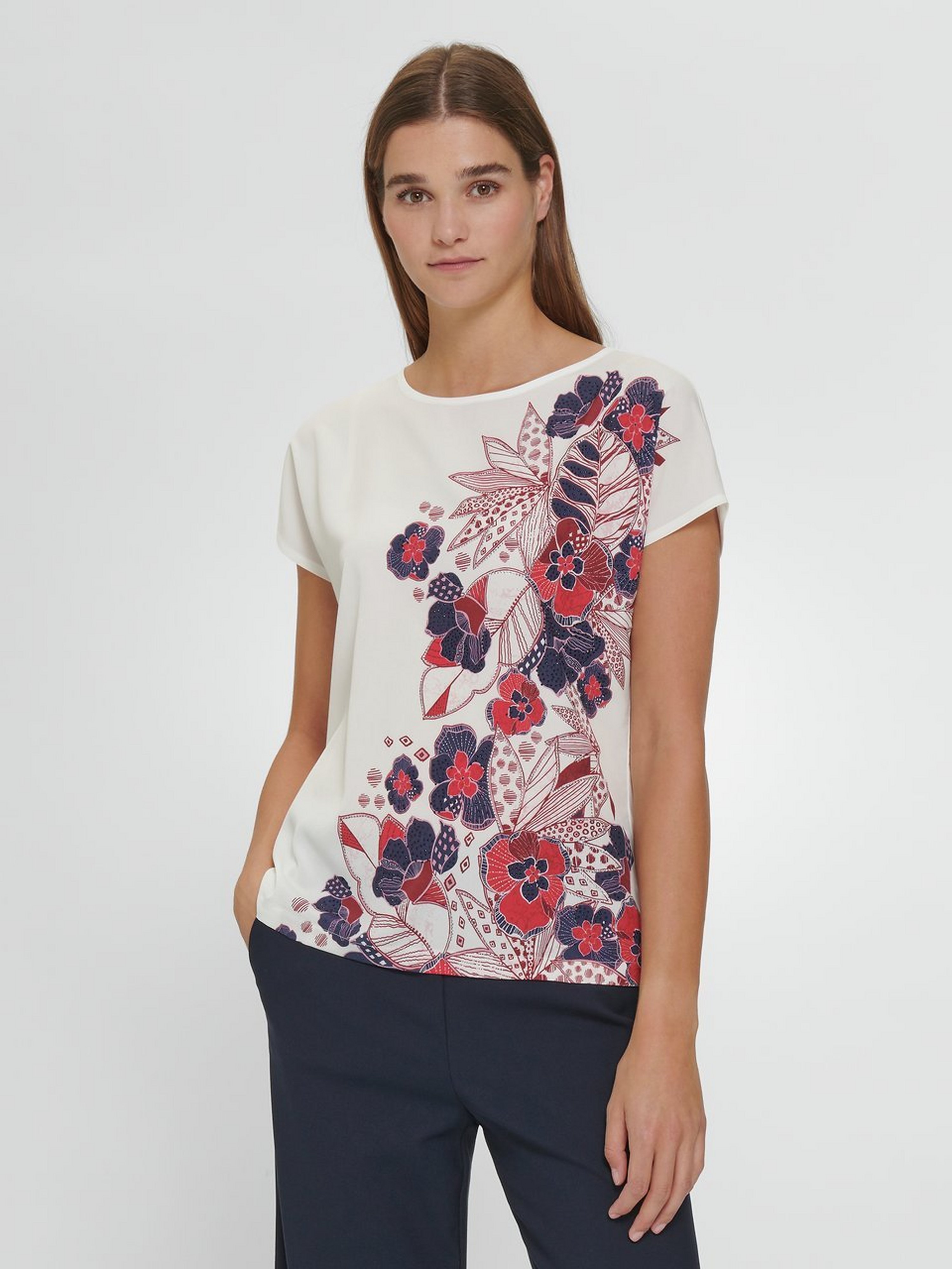 Rundhals-Shirt