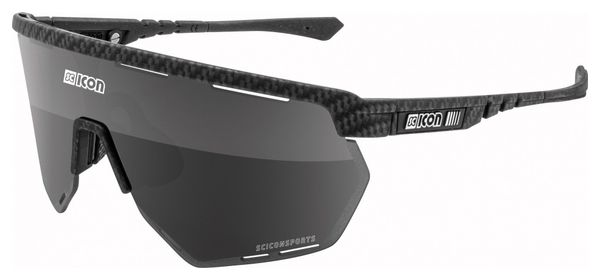 Scicon Sports Aerowing Lunettes De Soleil De Performance Sportive (Scnpp Multimiror Silver/Compagnon De Carbone)