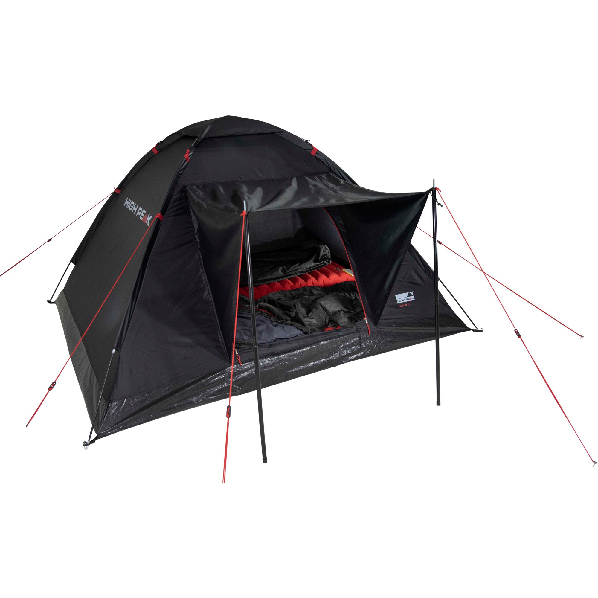 High Peak Zelt Kuppelzelt Beaver 3