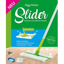 Slider Starter Set, balai + 8 lingettes