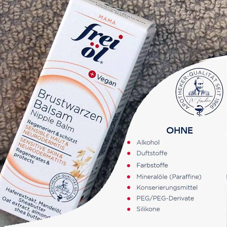 Frei Öl Brustwarzenbalsam, 7.5 ml