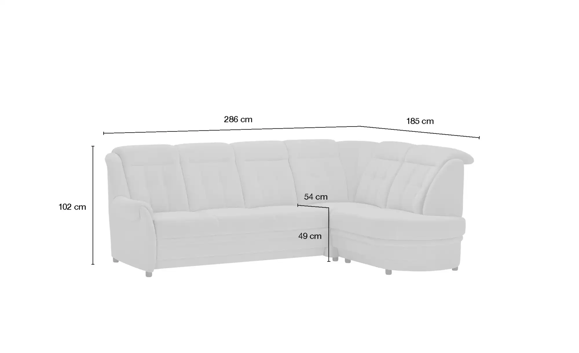 Polstermöbel Oelsa Ecksofa Andorra