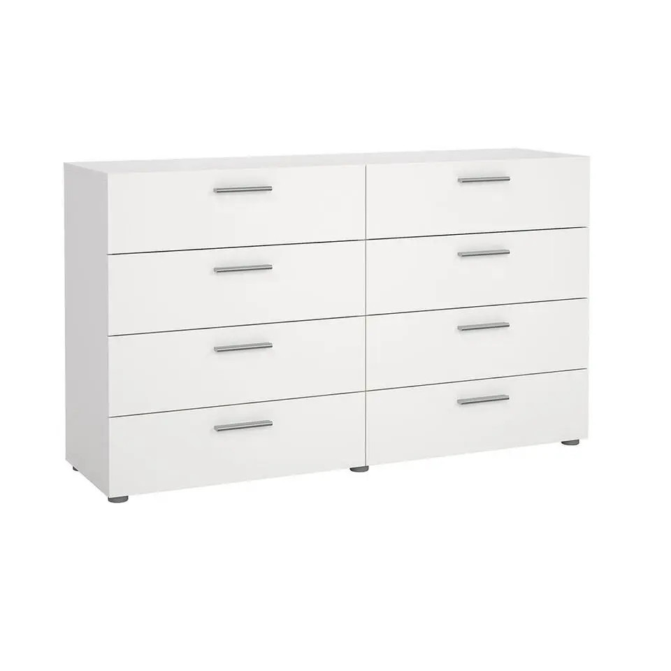 Hioshop Pepe kommode 8 lades wit