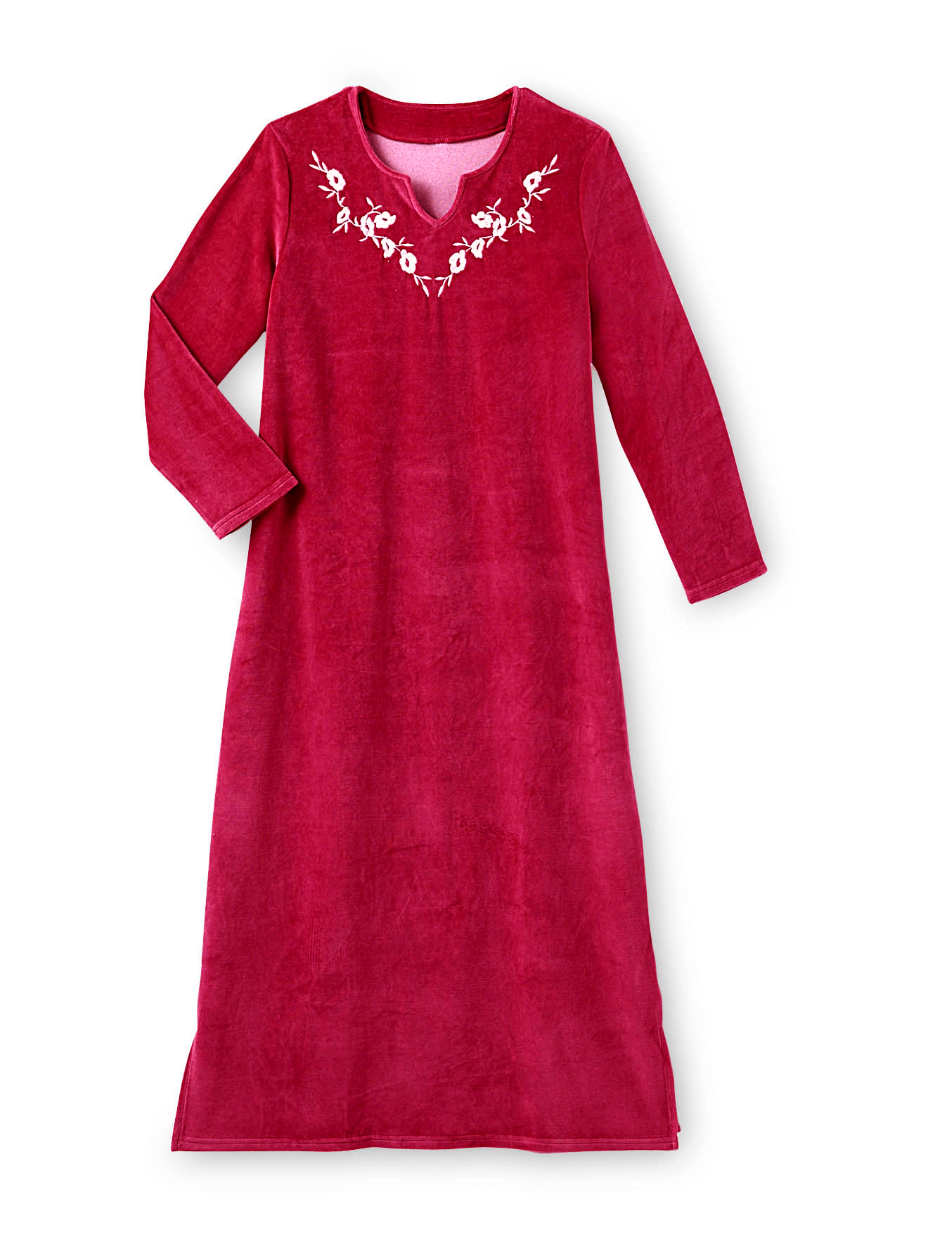Robe d'hôtesse en maille velours