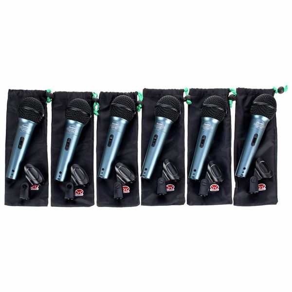 Superlux ECO 88 6er Pack Mikrofon