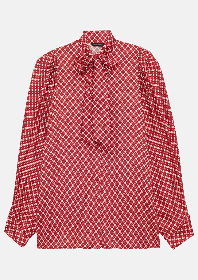Chemise Candyrouge imprimée fleuri en satin