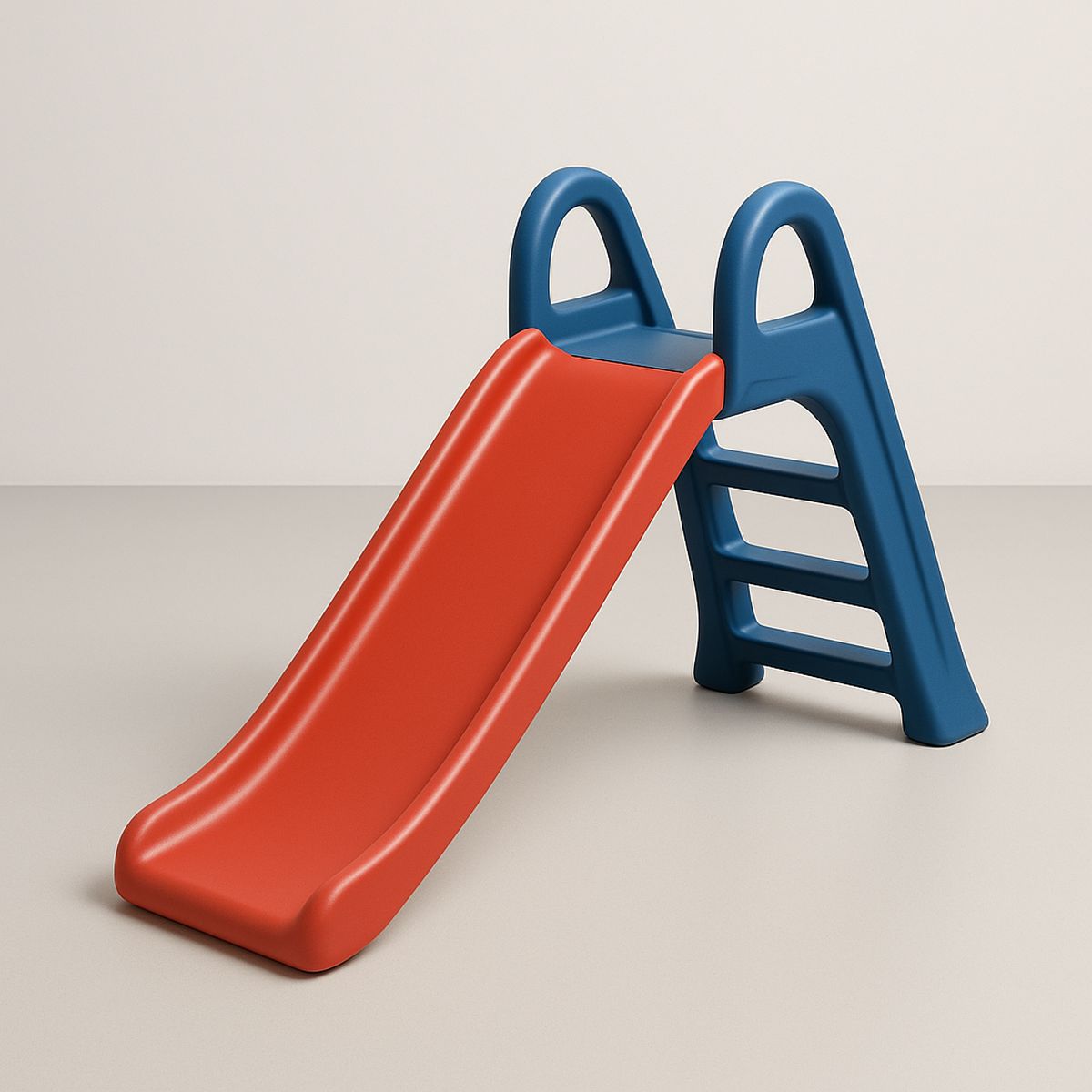 Kinderrutsche aus Polyethylen Rot Blau 110cm